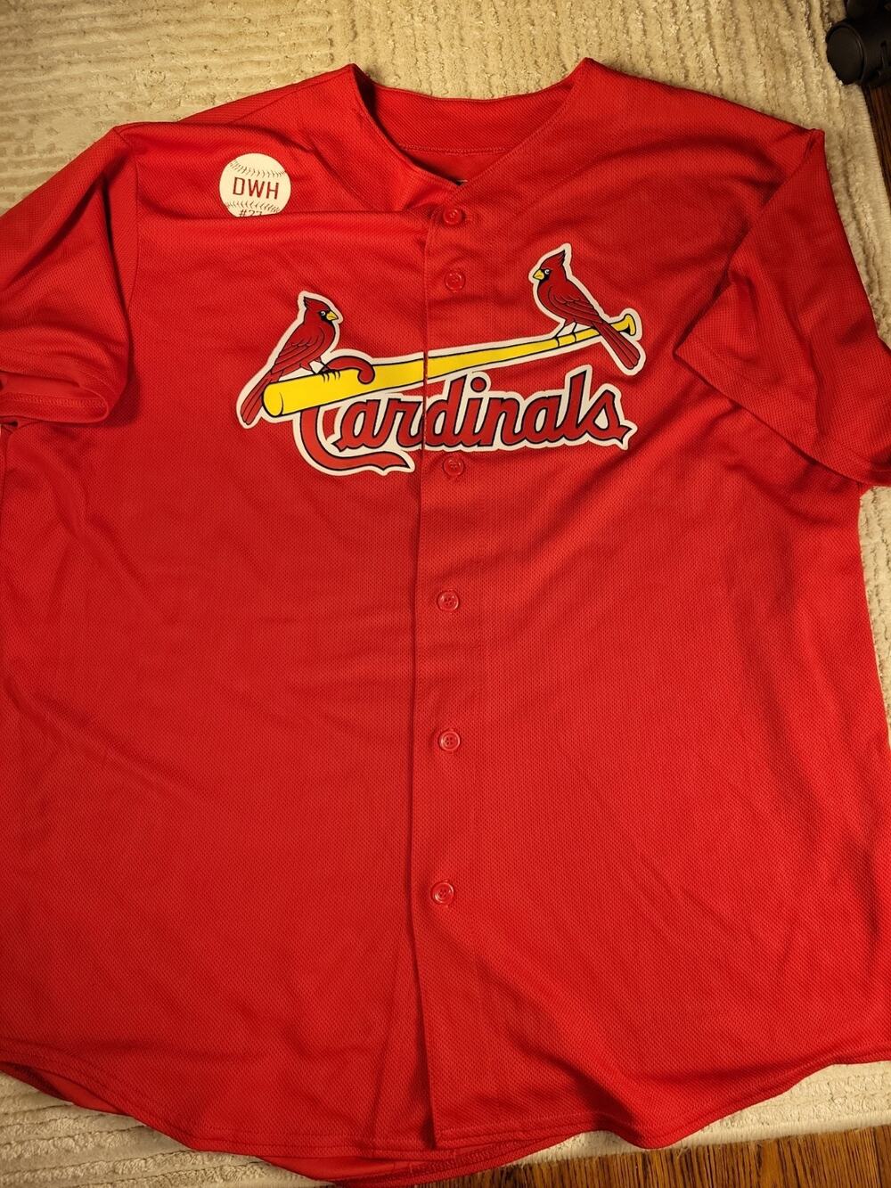 Majestic St Louis Cardinals Jersey Baseball MLB Mens Size XL Shirt Top Adult